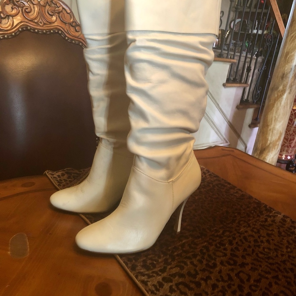 Colin Stuart Cream Boots